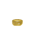 Nika Ring - Gold Pearl by Mountain and Moon