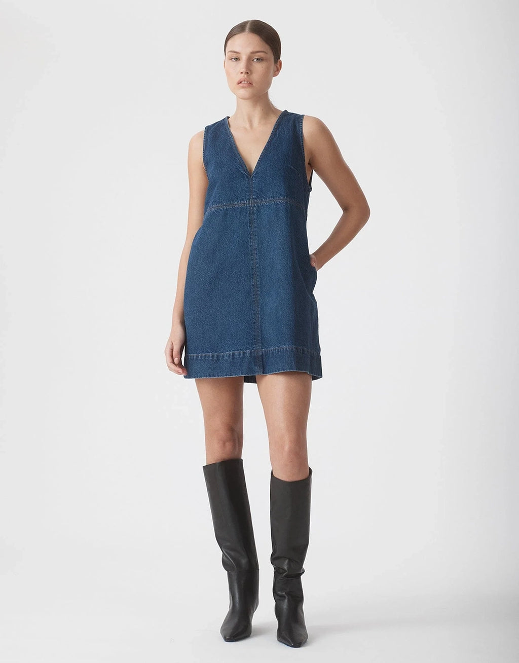 Francis Dress - Magnetic by Nobody Denim - view 2