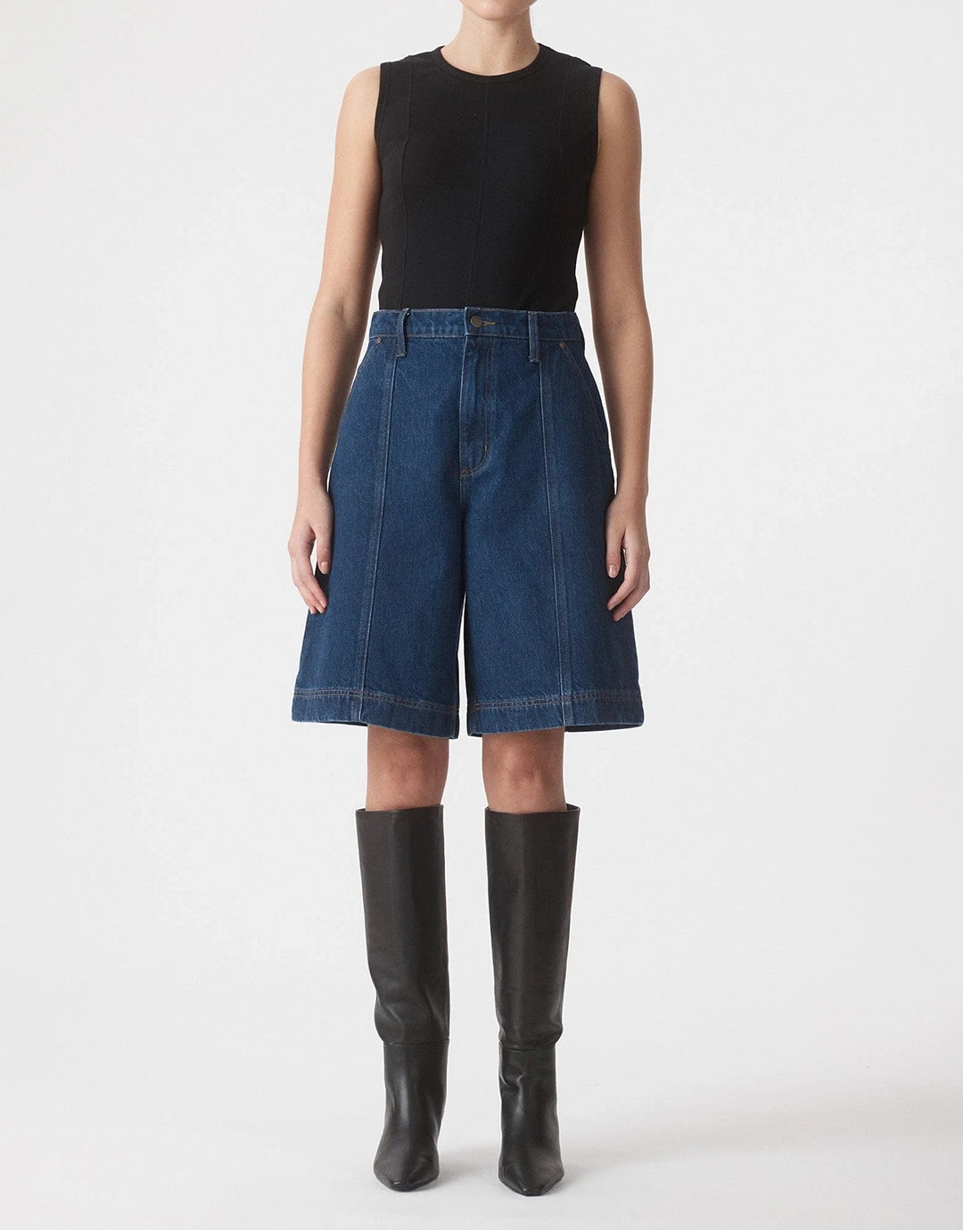 Francis Denim Shorts - Magnetic by Nobody Denim - view 2