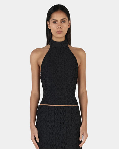 Cooper Halter Top - Black