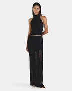 Cooper Halter Top - Black by Ownley - view 3