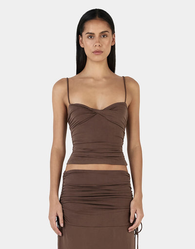 Norina Top - Chocolate