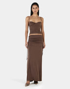 Norina Top - Chocolate by Ownley - view 4