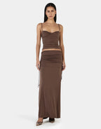 Heather Maxi Skirt - Chocolate by Ownley - view 3