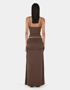Heather Maxi Skirt - Chocolate by Ownley - view 5
