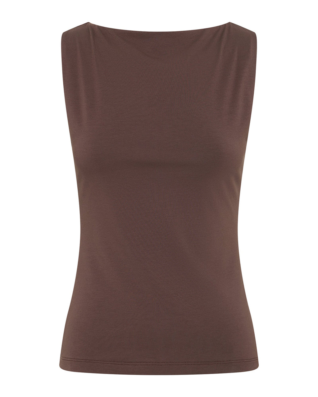 Lois Organic Tank - Chocolate