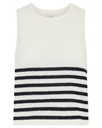 Marika Knit Tank - Black Stripe by Nude Lucy - view 6