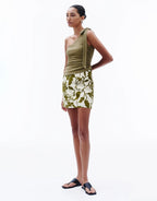 Flora Mesh Top - Deep Olive by Nude Lucy