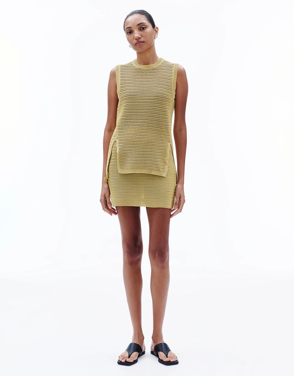 Marlo Knit Skirt - Kiwi