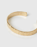 Olivia Gold Cuff Bracelet by Arms of Eve - view 14