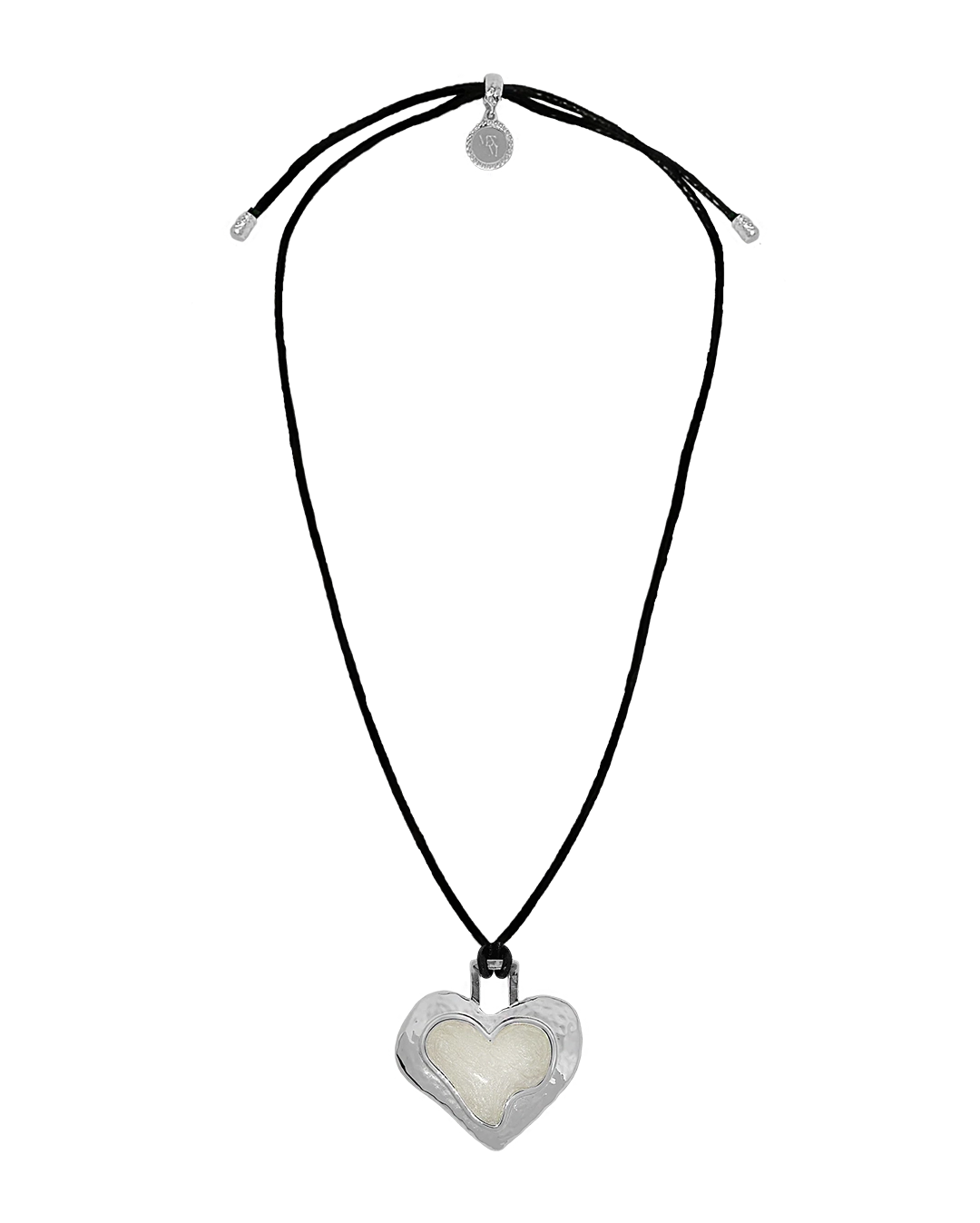 Olympia Necklace - Silver Pearl