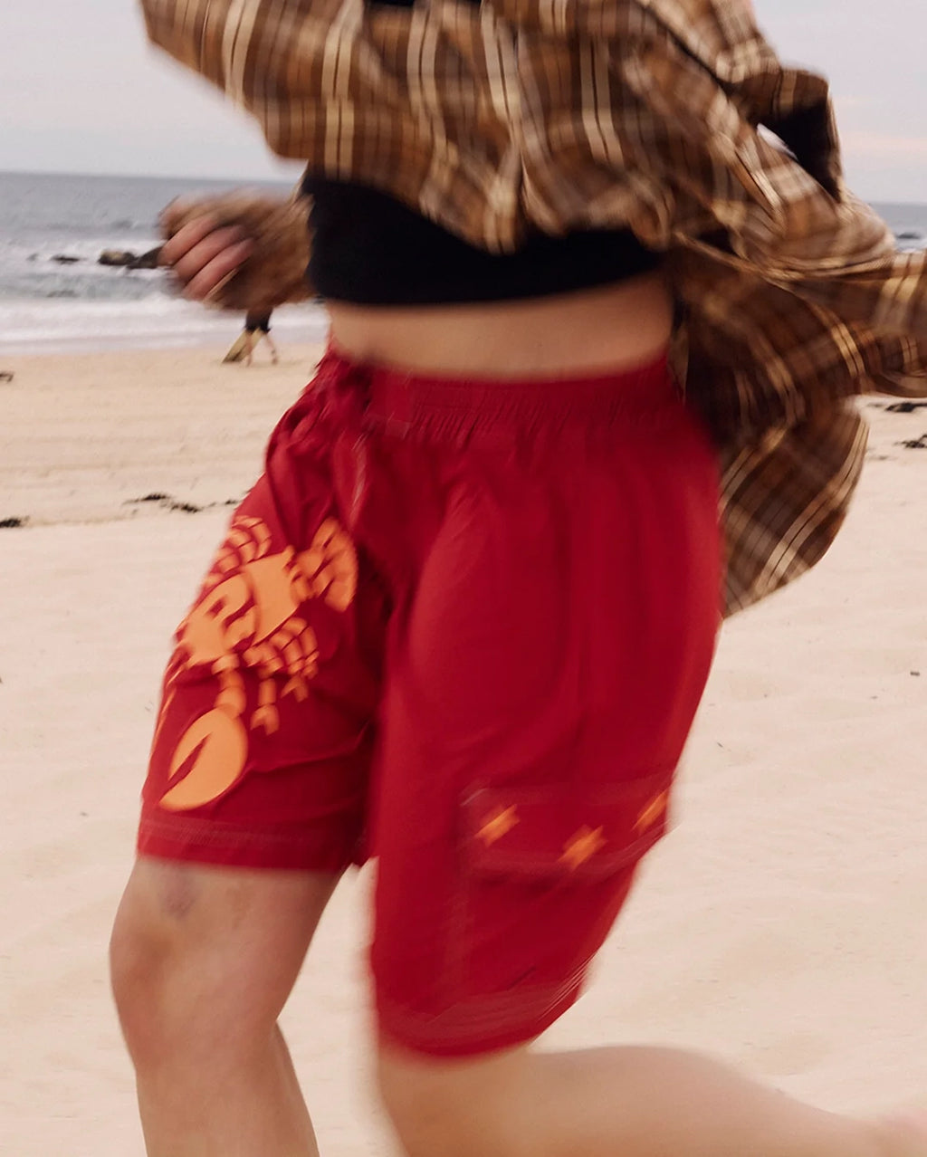 Seafood Staff Boardshorts - Lobster Red