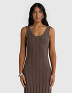 Amara Full Length Knit Dress by ORTC - view 3