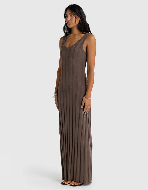 Amara Full Length Knit Dress by ORTC - view 2