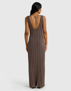 Amara Full Length Knit Dress by ORTC - view 5