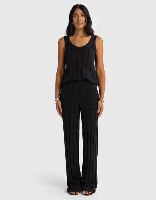 Amara Knit Pants - Black by ORTC - view 2