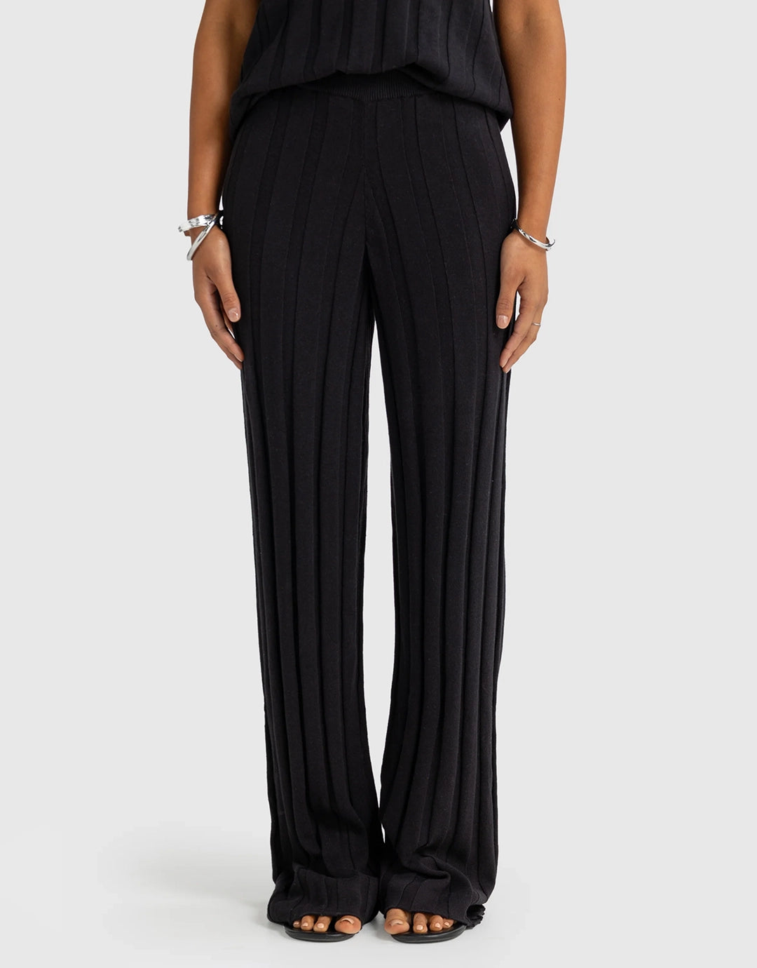 Amara Knit Pants - Black