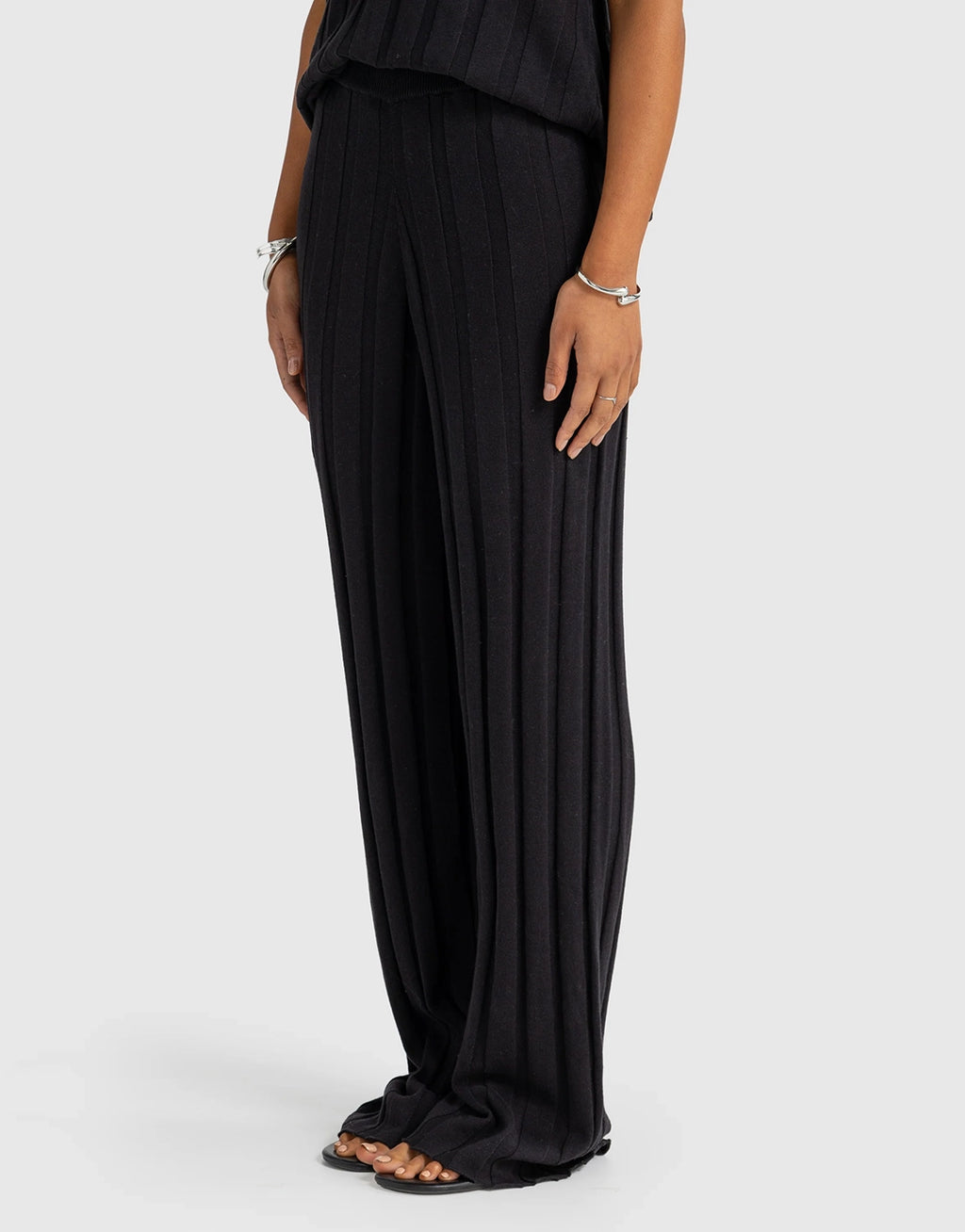 Amara Knit Pants - Black