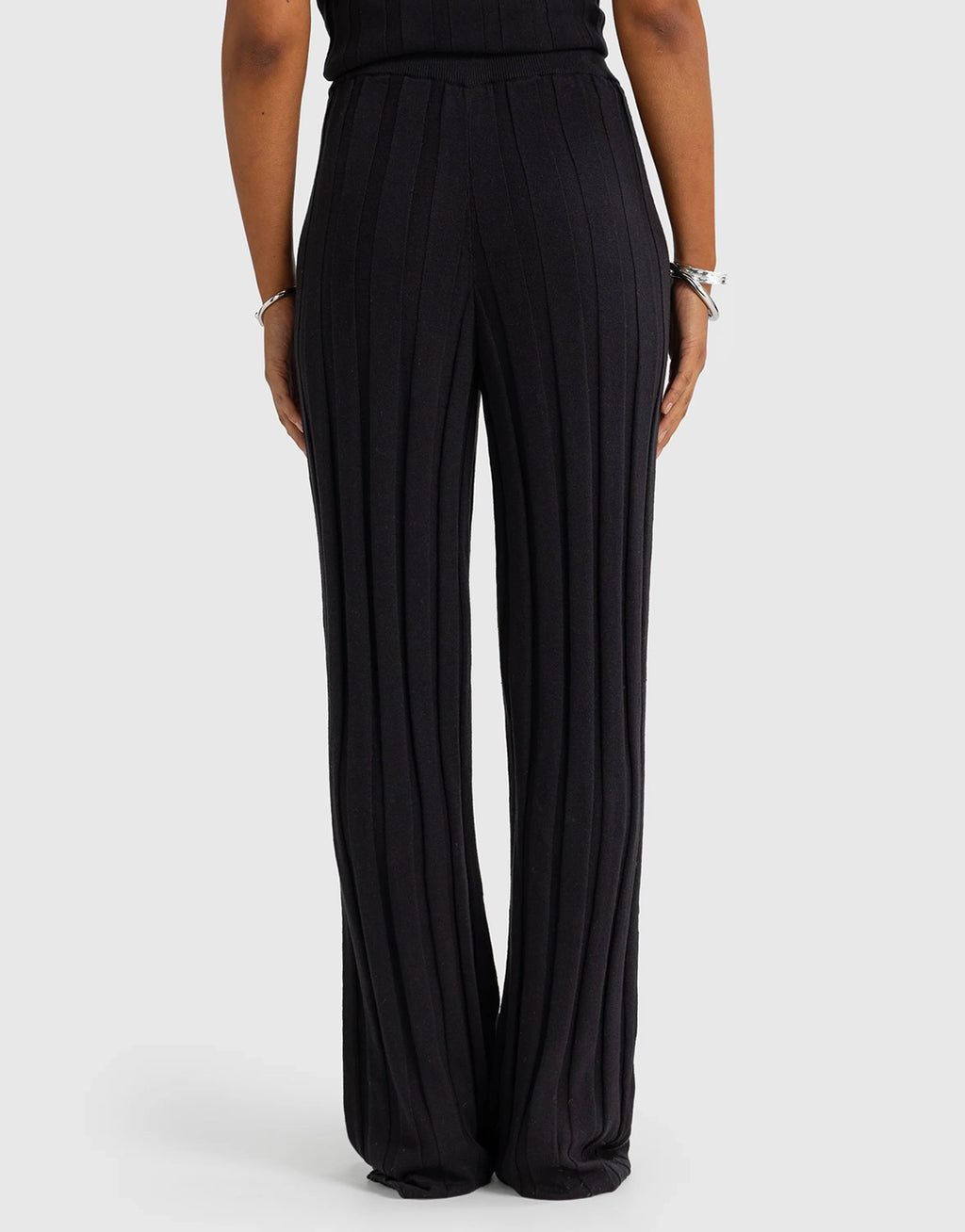 Amara Knit Pants - Black