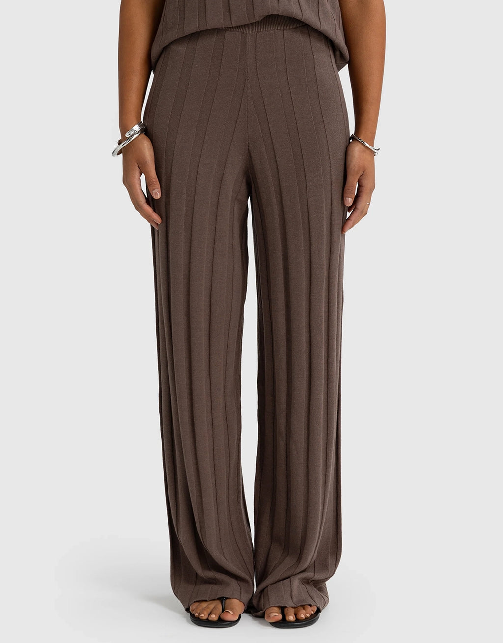 Amara Knit Pants - Espresso