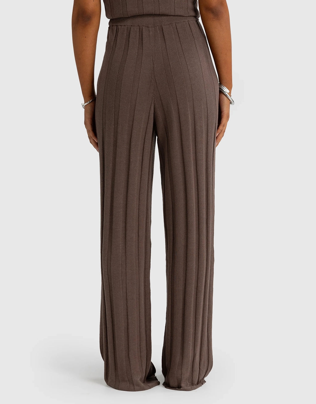 Amara Knit Pants - Espresso