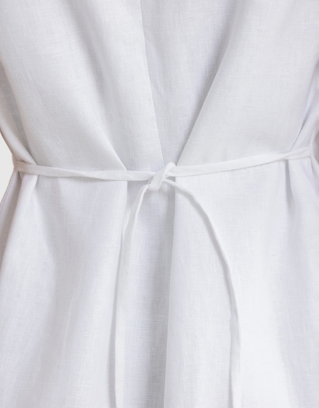 Koda Linen Mini Dress - White