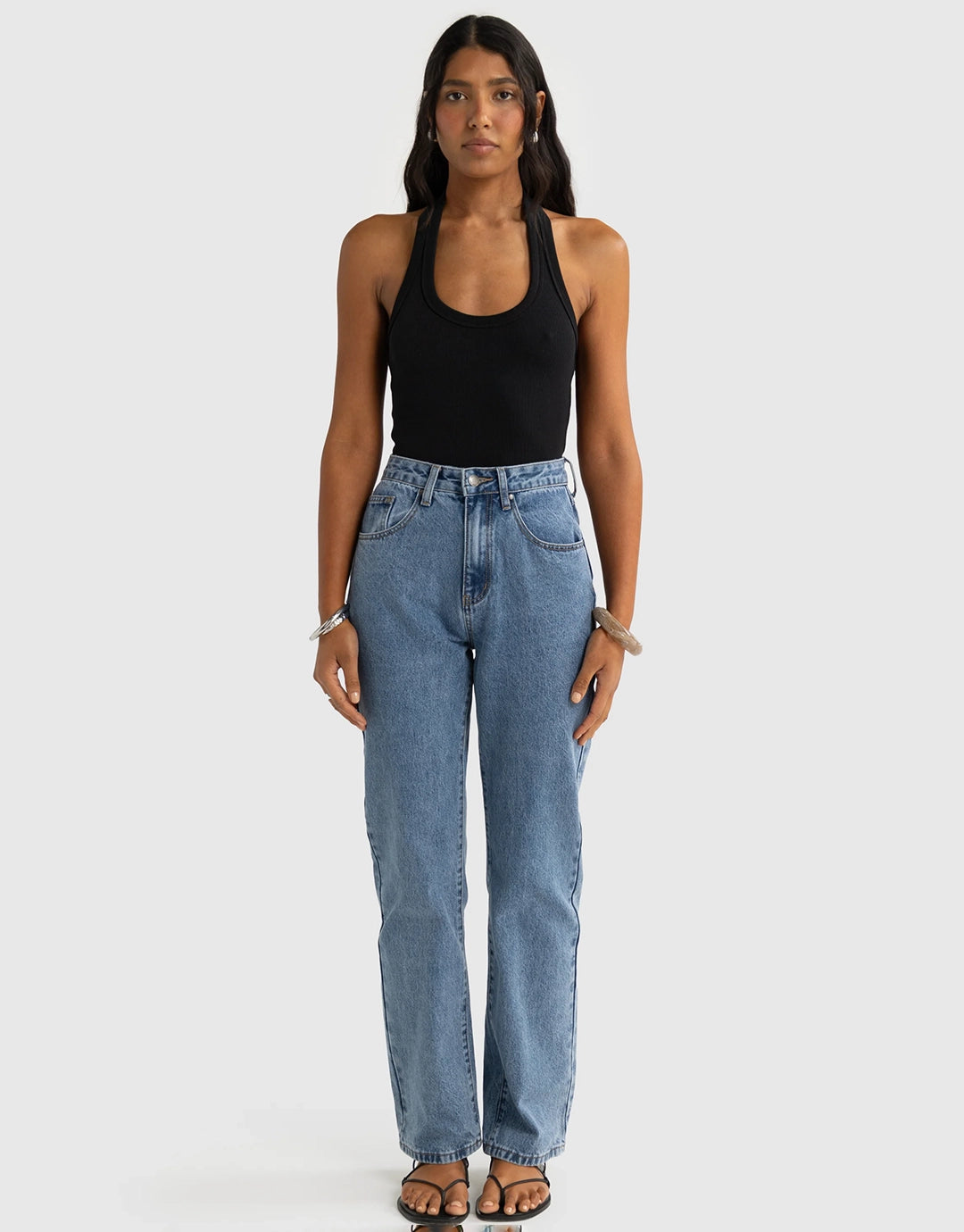 Sunday Halter Tank - Black