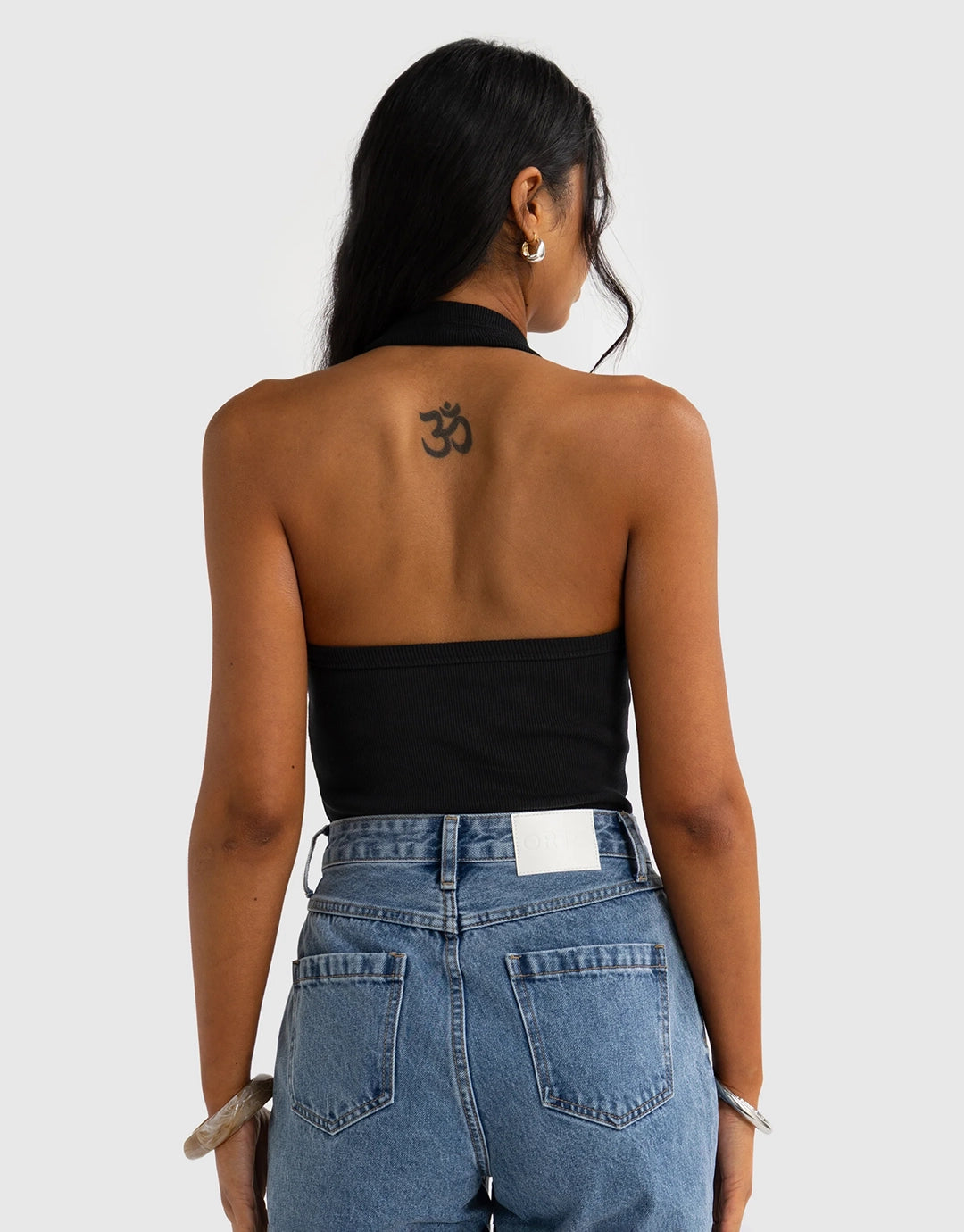 Sunday Halter Tank - Black