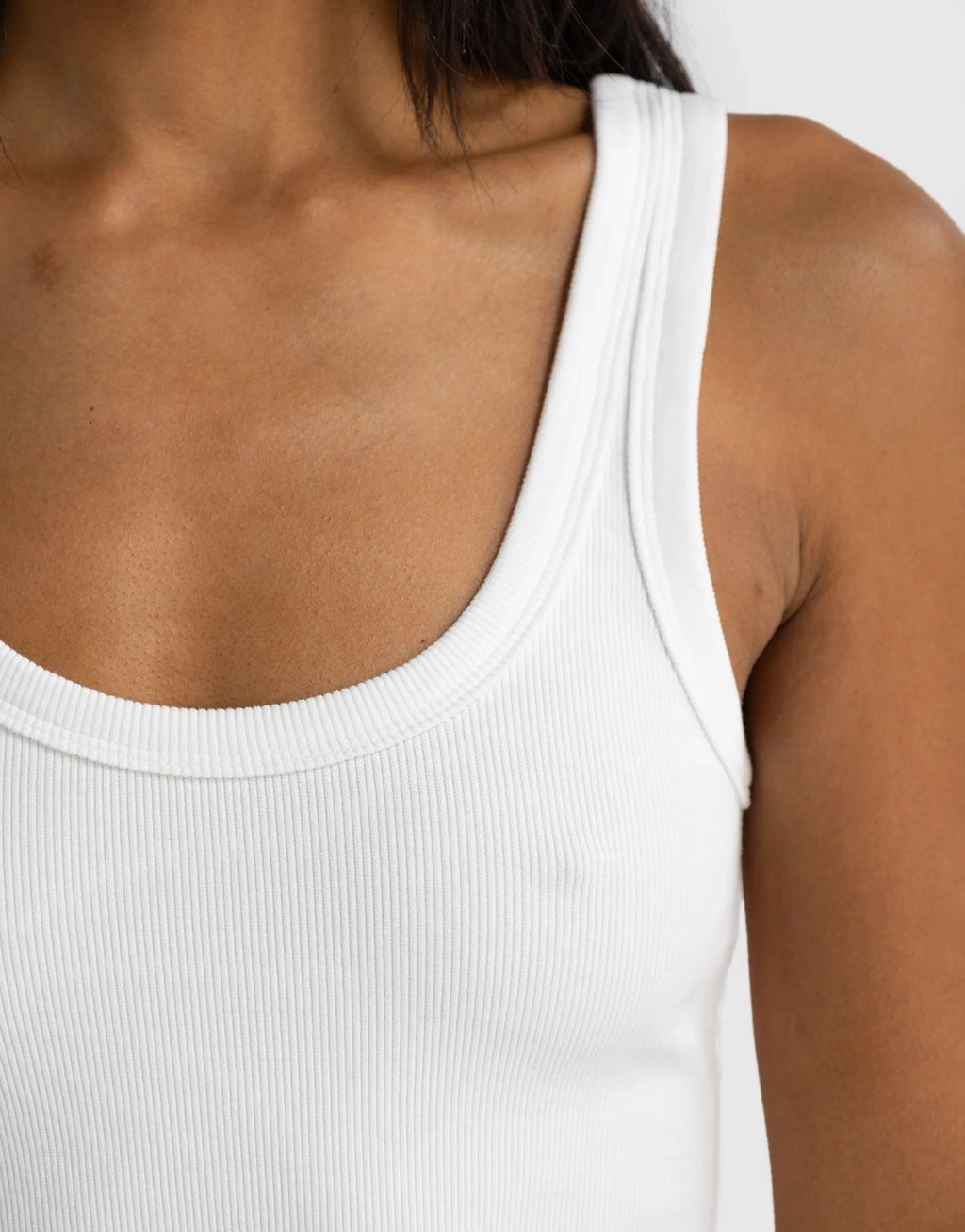 Sunday Scoop Tank - White