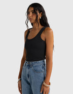 Sunday Scoop Tank - Black by ORTC - view 5