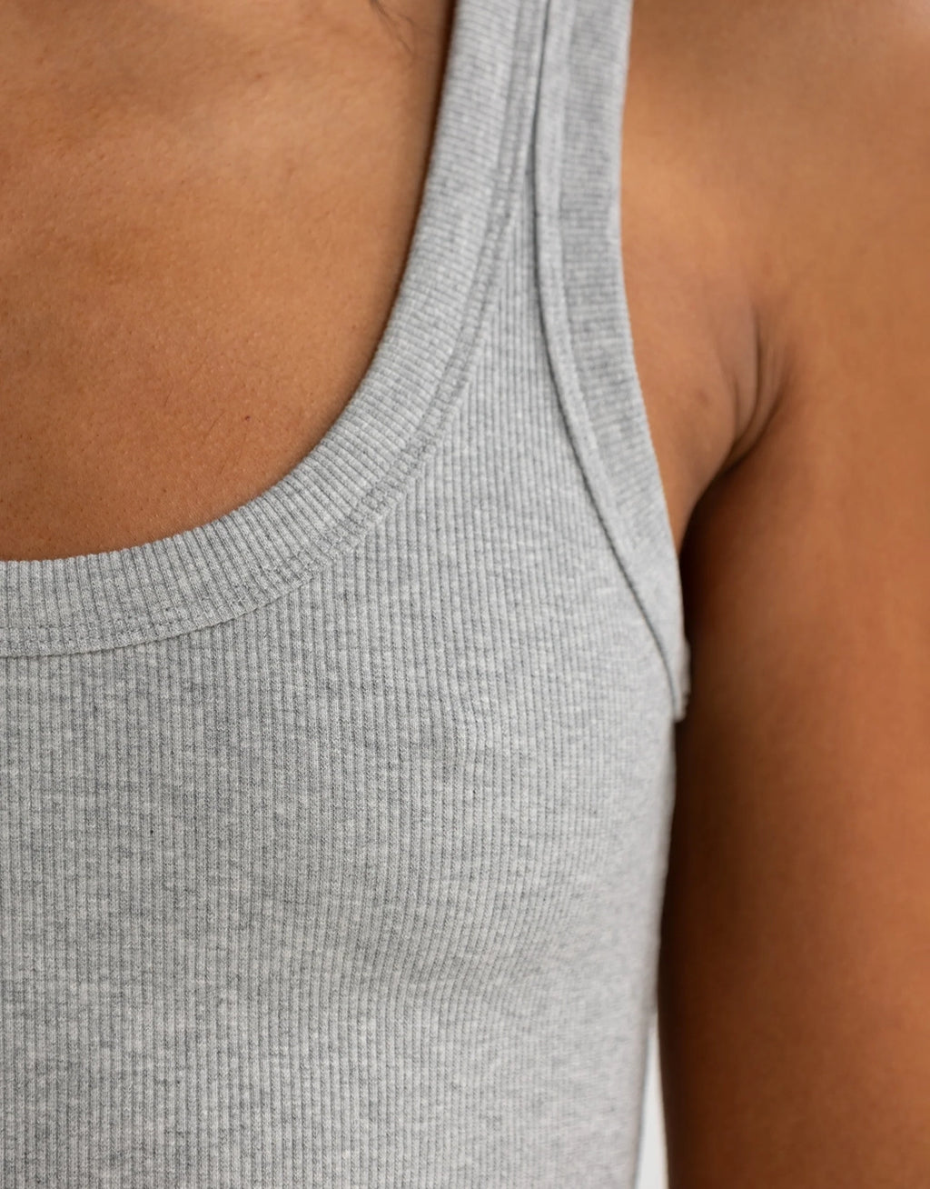 Sunday Scoop Tank - Grey Marle