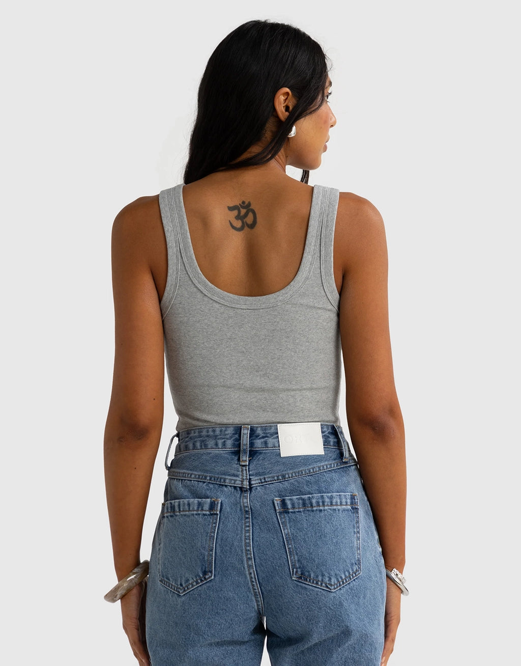 Sunday Scoop Tank - Grey Marle