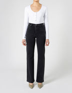 Loretta Bootcut Jeans - Shadow Black by Nobody Denim - view 2