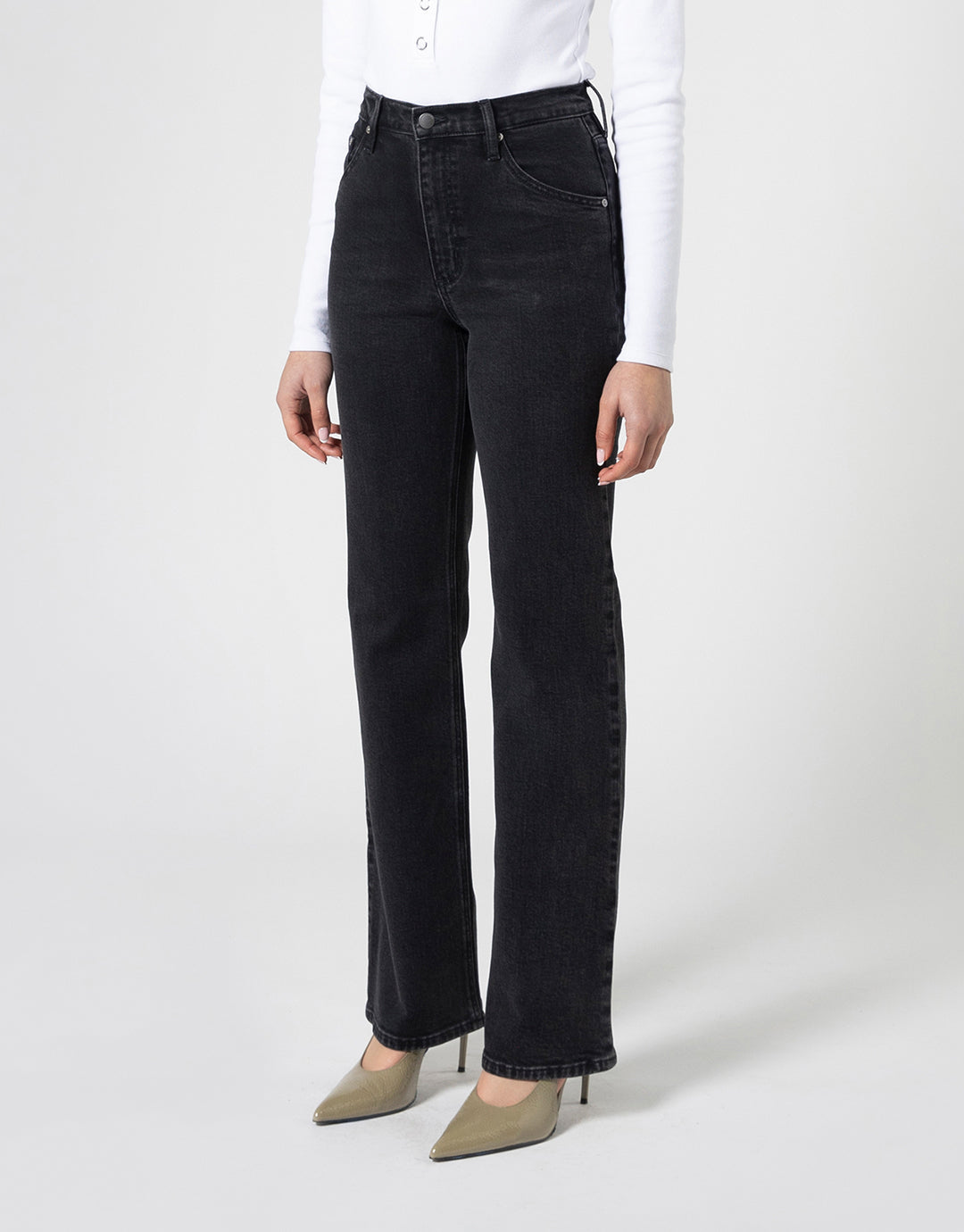 Loretta Bootcut Jeans - Shadow Black