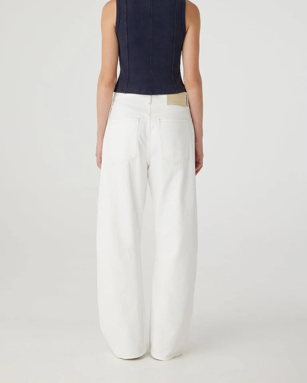 Vera Barrel Jeans - White by Nobody Denim - view 4