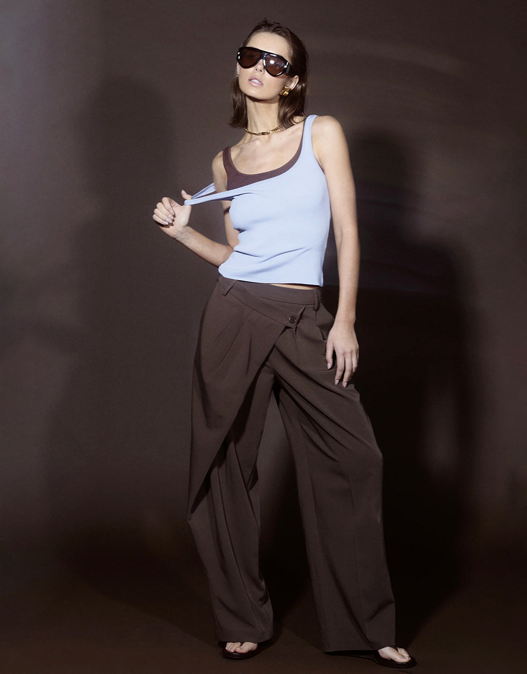 Vault Pant - Mocha by Mossman - view 2