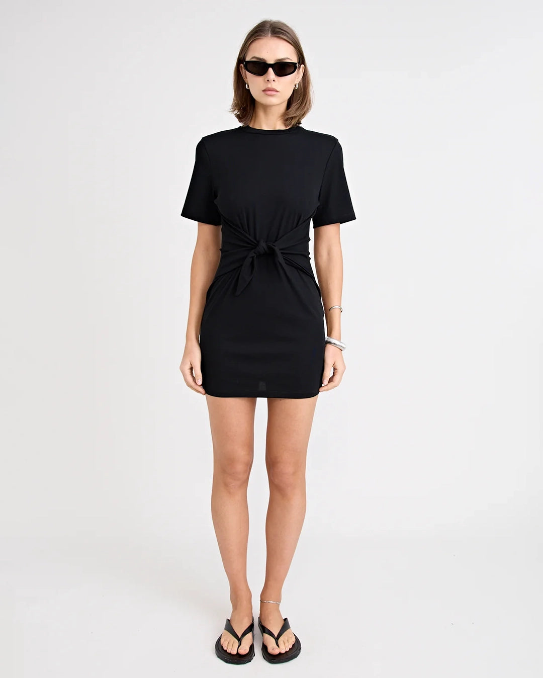 Varley Mini Dress - Black by Pfeiffer - view 6