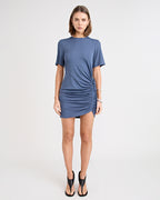 Solene Mini Dress - Steel Blue by Pfeiffer - view 2