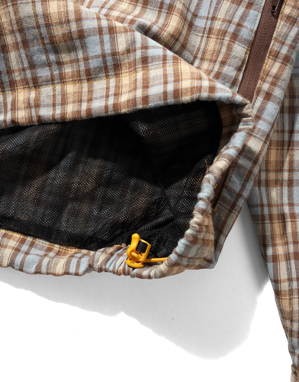 Plaid Equipment Anorak Jacket - Sky / Tan by Butter Goods - view 3