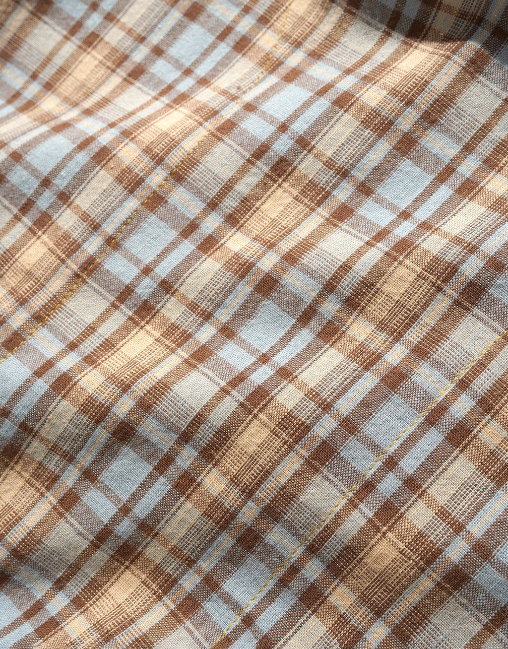 Plaid Equipment Anorak Jacket - Sky / Tan by Butter Goods - view 4