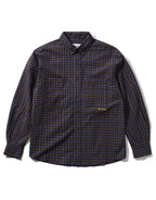 Plaid Shirt - Brown / Cobalt by Butter Goods