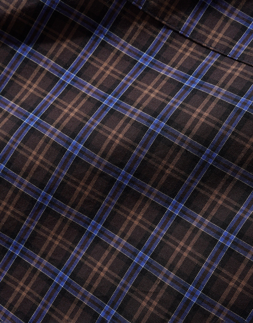 Plaid Shirt - Brown / Cobalt by Butter Goods - view 3