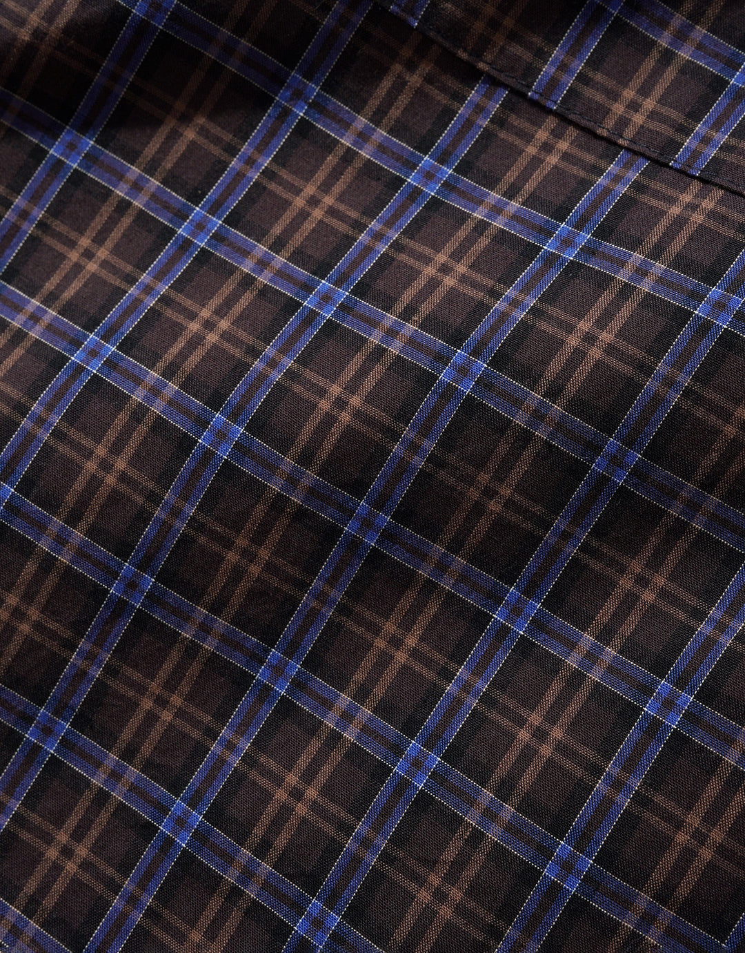 Plaid Shirt - Brown / Cobalt by Butter Goods - view 3