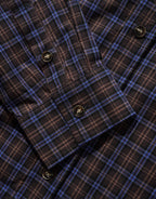 Plaid Shirt - Brown / Cobalt by Butter Goods - view 4