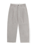 Pleated Trousers - Washed Light Grey by Butter Goods