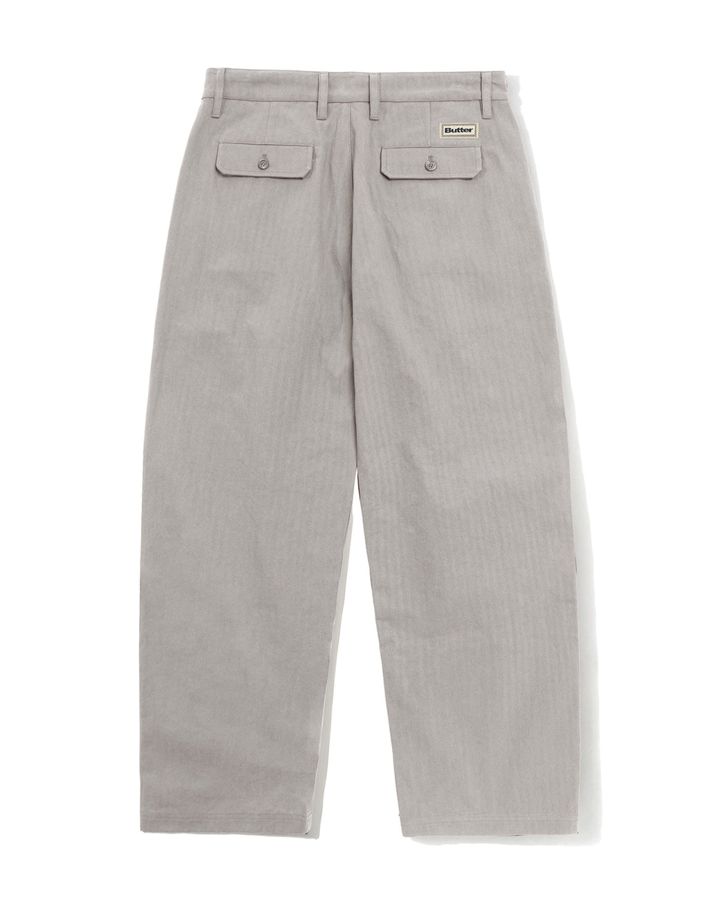 Pleated Trousers - Washed Light Grey by Butter Goods - view 2