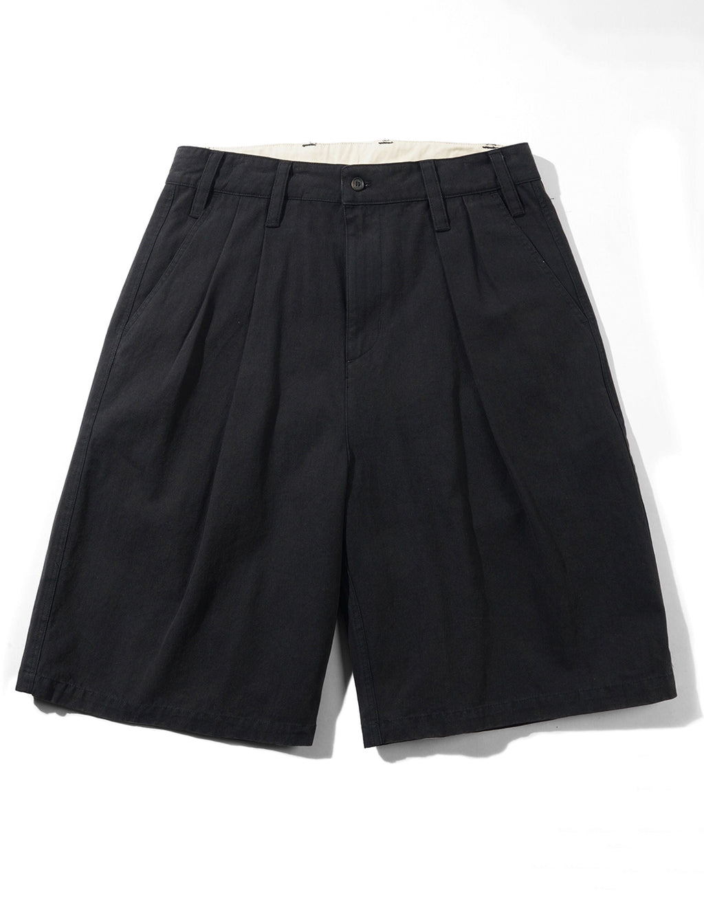 Pleated Shorts - Washed Black by Butter Goods