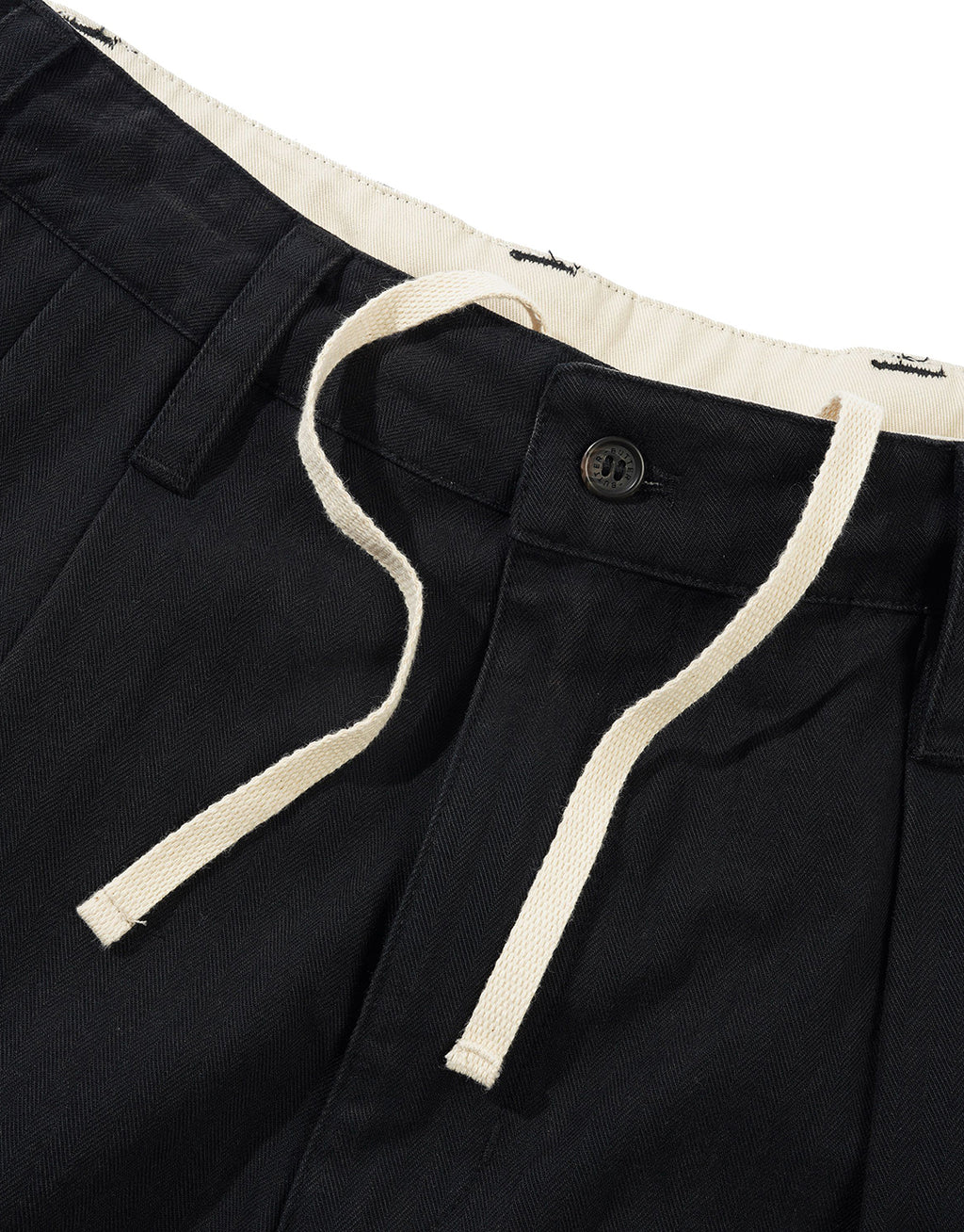Pleated Shorts - Washed Black by Butter Goods - view 4