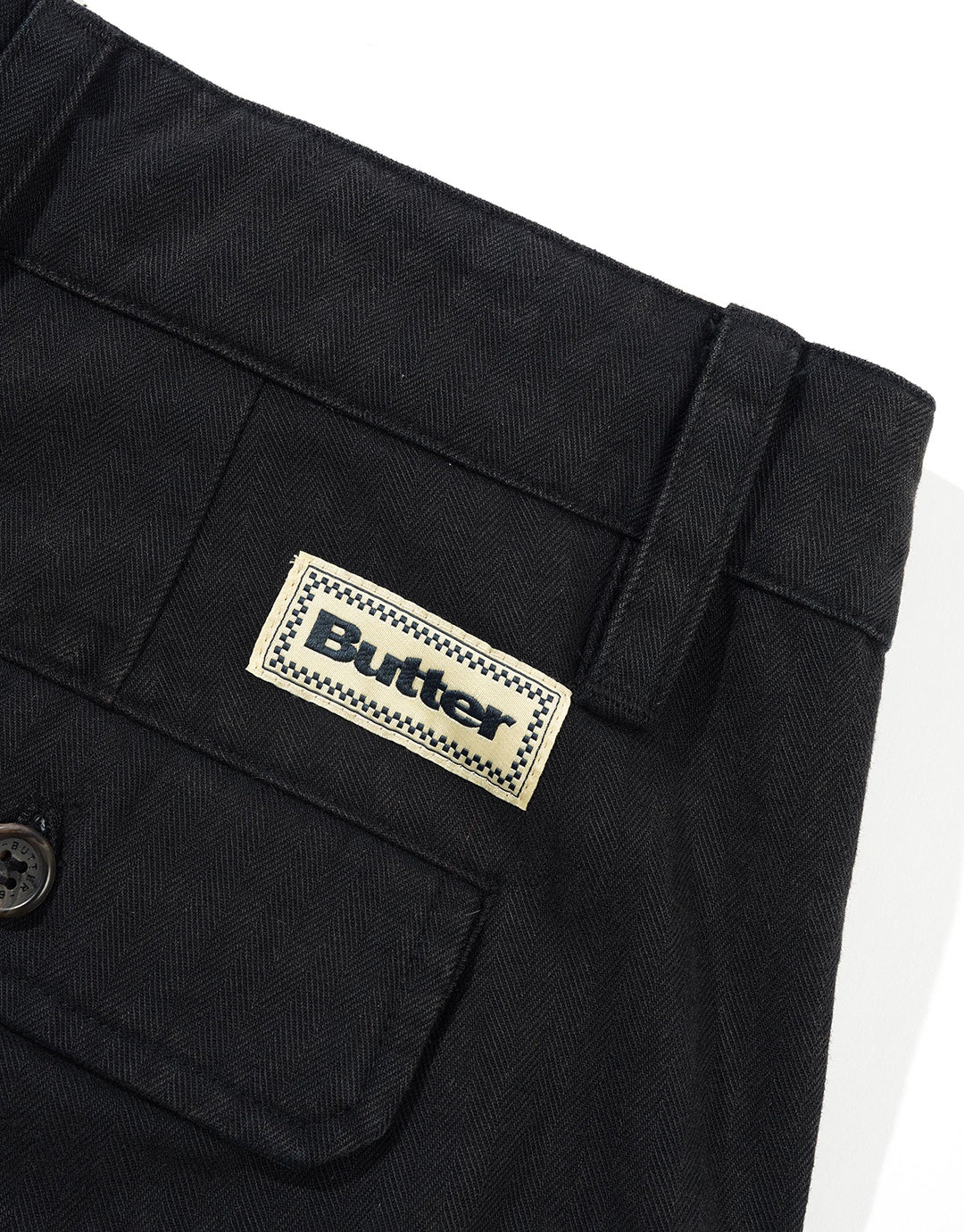 Pleated Shorts - Washed Black by Butter Goods - view 5