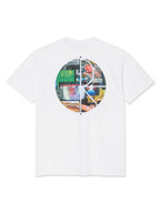 Fill Logo T-Shirt - Ourselves Collage - White by Polar Skate - view 2